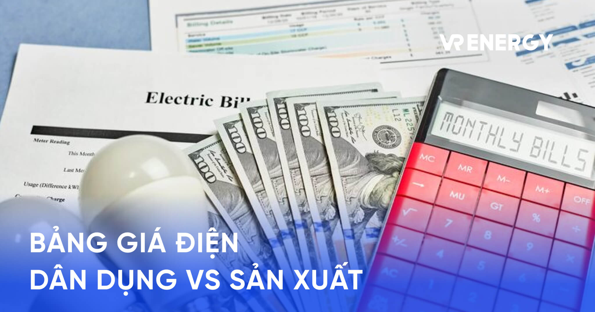BẢNG GIÁ ĐIỆN DÂN DỤNG VS SẢN XUẤT